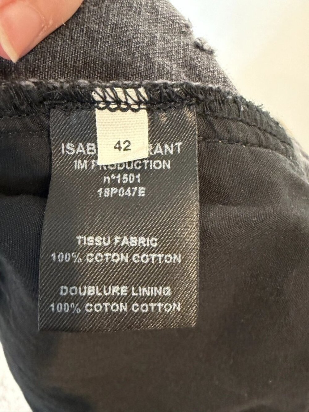 Isabel Marant Étoile Celsa Denim Shorts 42 US 10 Faded Black Decorative Distress - Picture 11 of 12